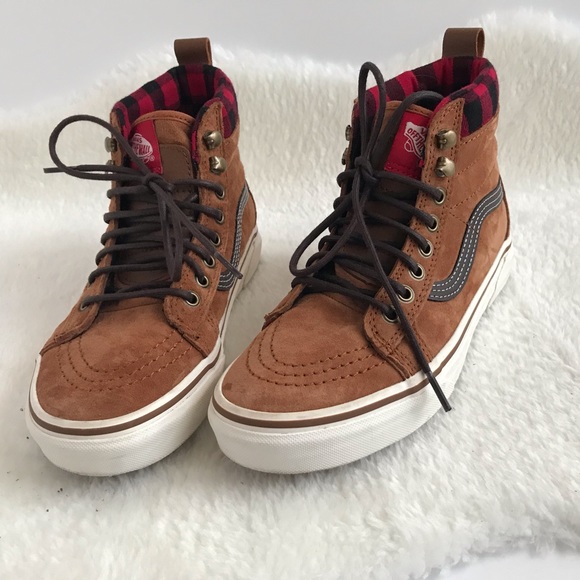 Vans Other - Vans SK8-Hi MTE glazed ginger marshmallow sz 6M